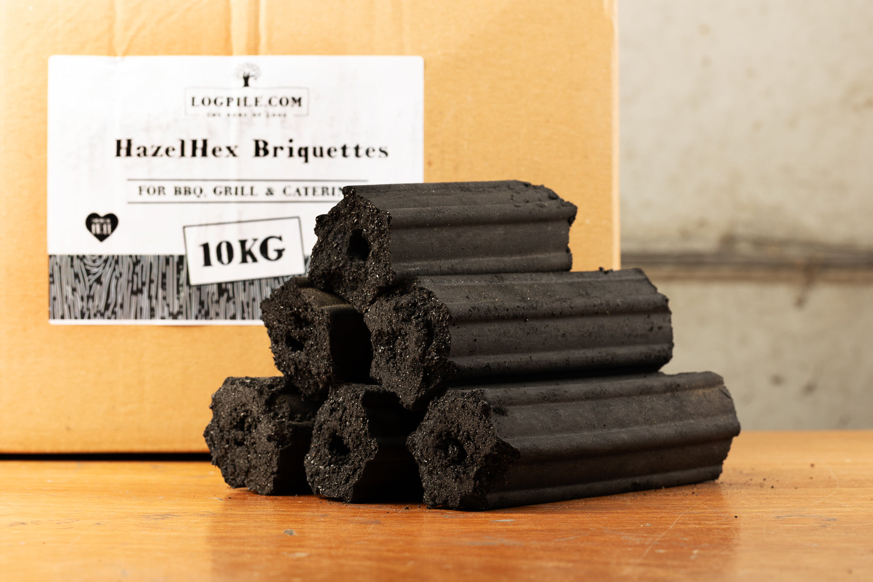 HazelHex 10kg Briquettes