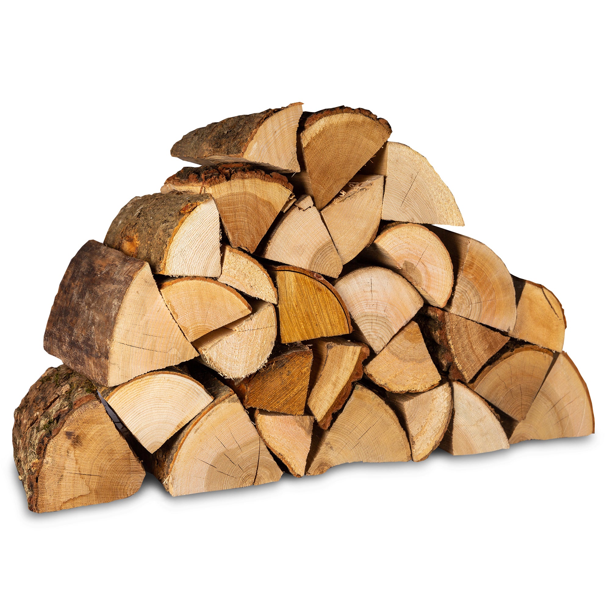 Kiln dried hardwood logs for wood burner, stove, fireplace